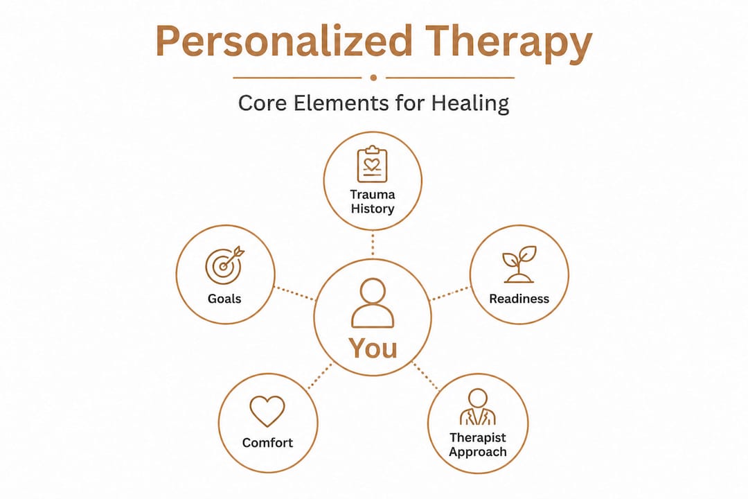Hierarchy infographic personalized therapy care