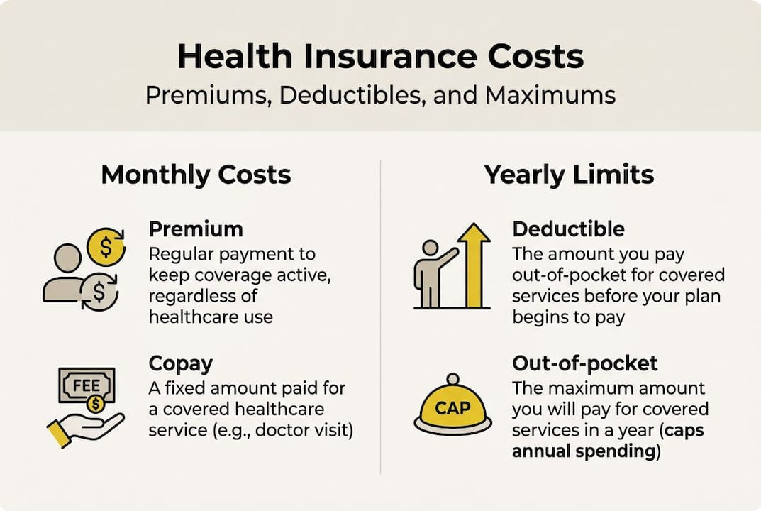 Infographic with insurance cost breakdown