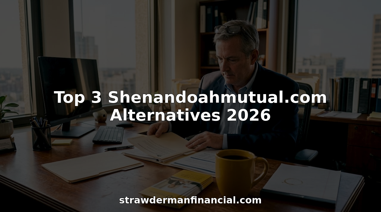 Insurance agent reviewing client documents in bright office