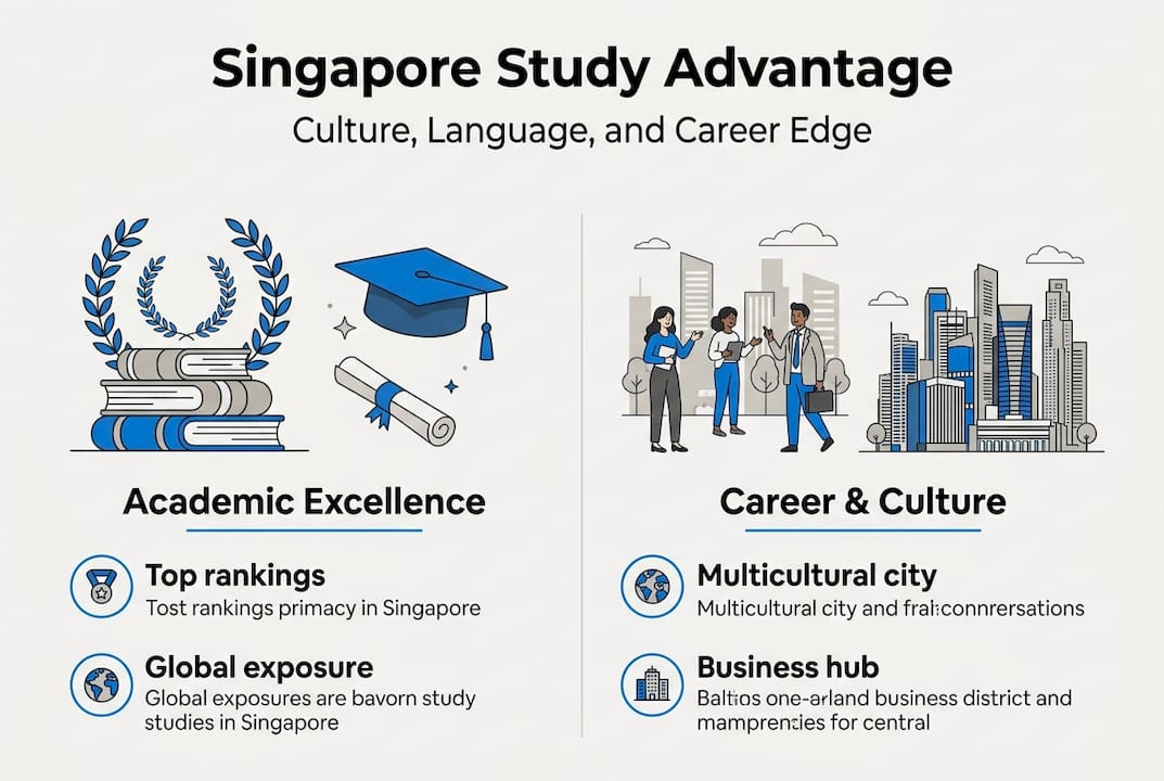 Infographic: Singapore study benefits overview