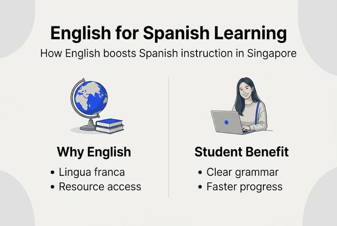 Infographic English boosts Spanish in Singapore