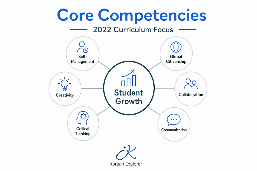 Hierarchy showing core curriculum competencies