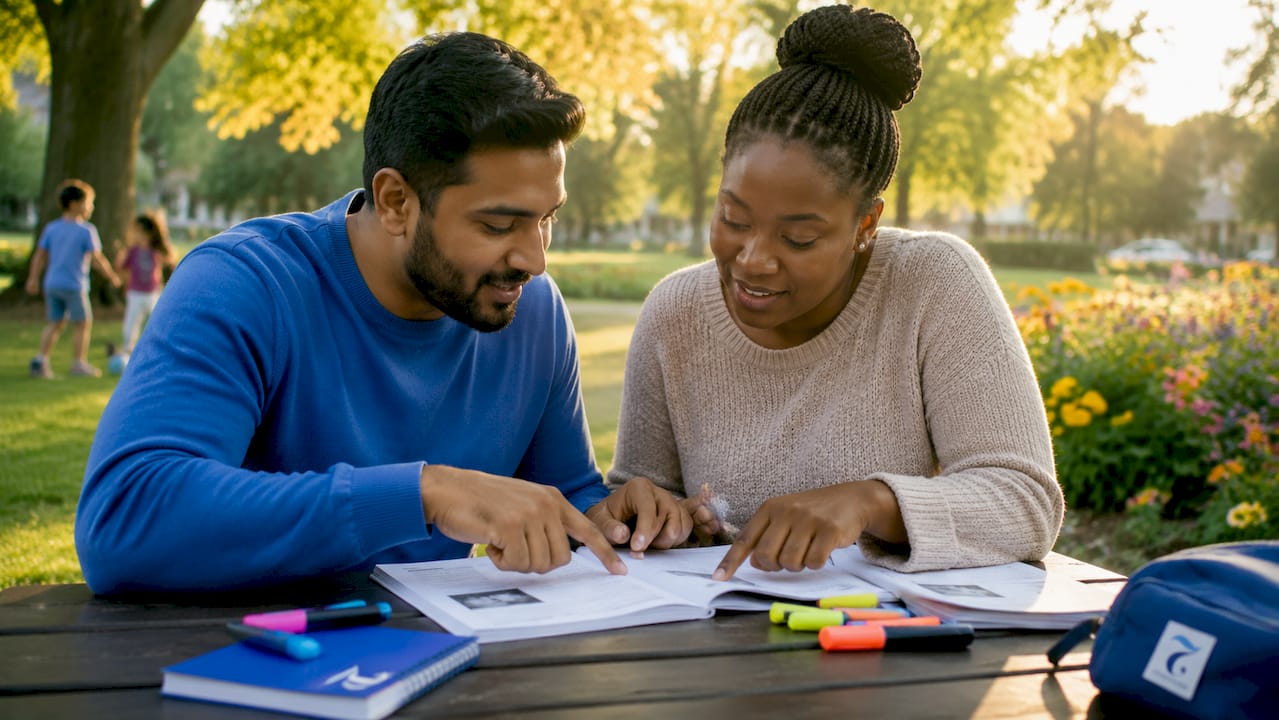 Pair studying flexible language program features