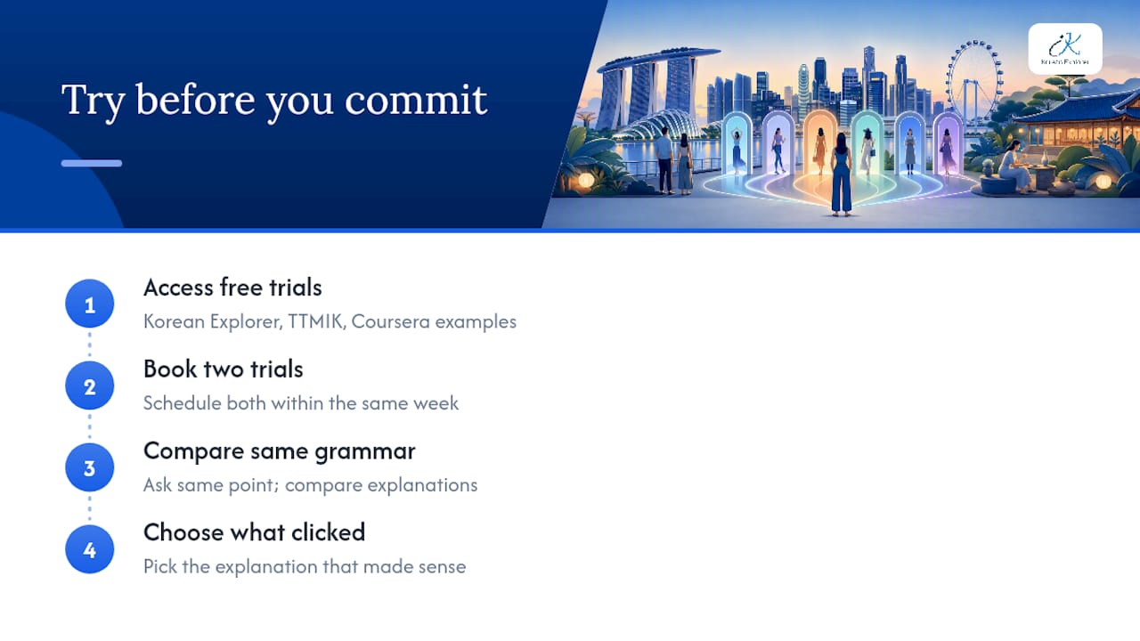 The case for trying before you commit — overview diagram