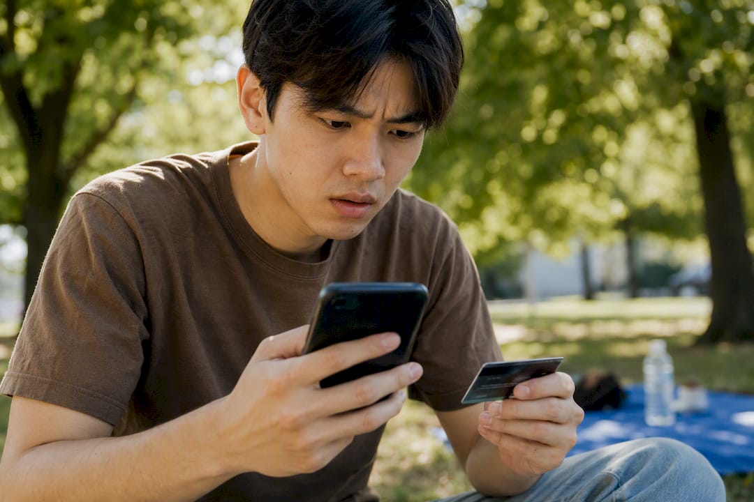 Person resolving TOPIK registration issue