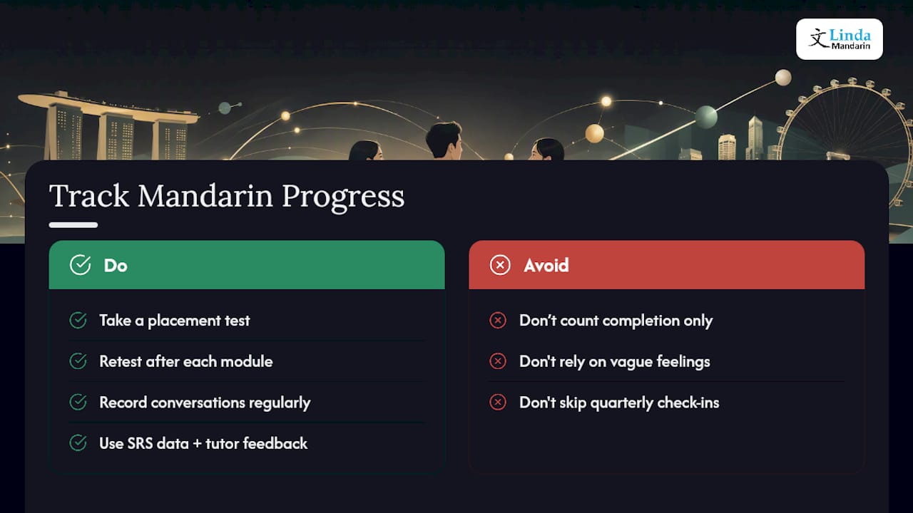 How Do You Know If Your Mandarin Is Actually Improving? — overview diagram