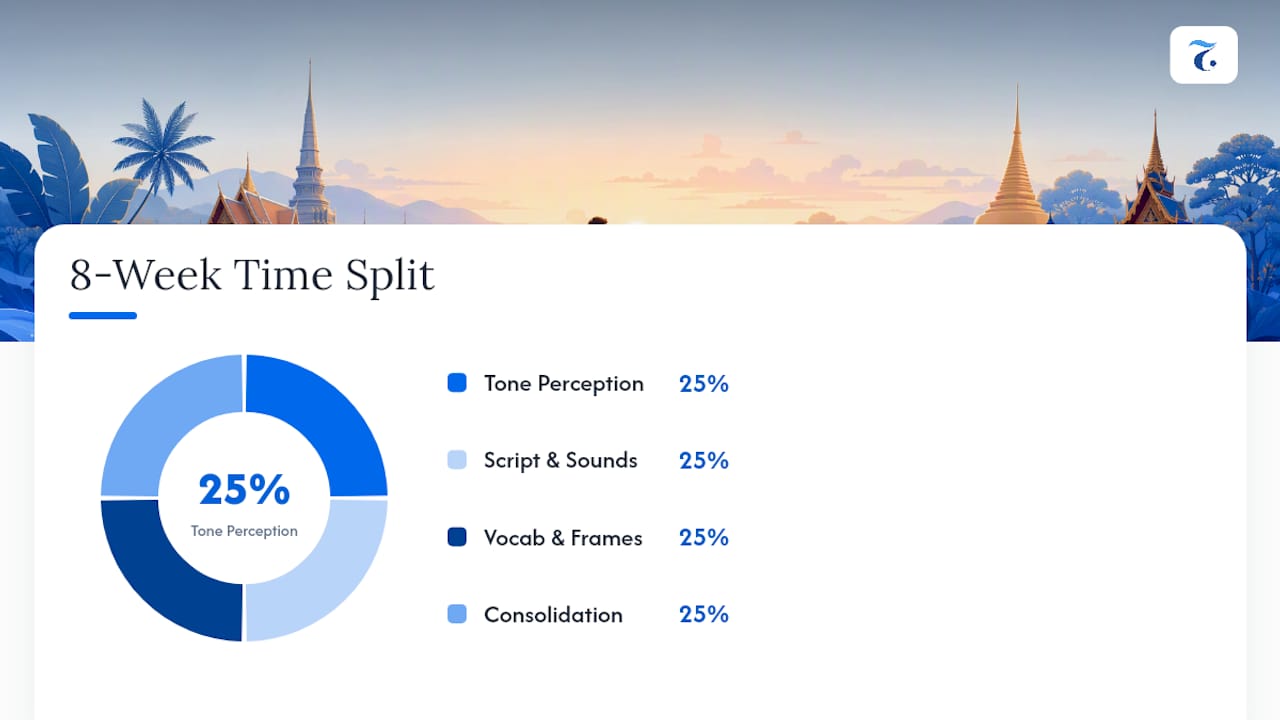 Tone First 8-Week Classroom Sequence — overview diagram