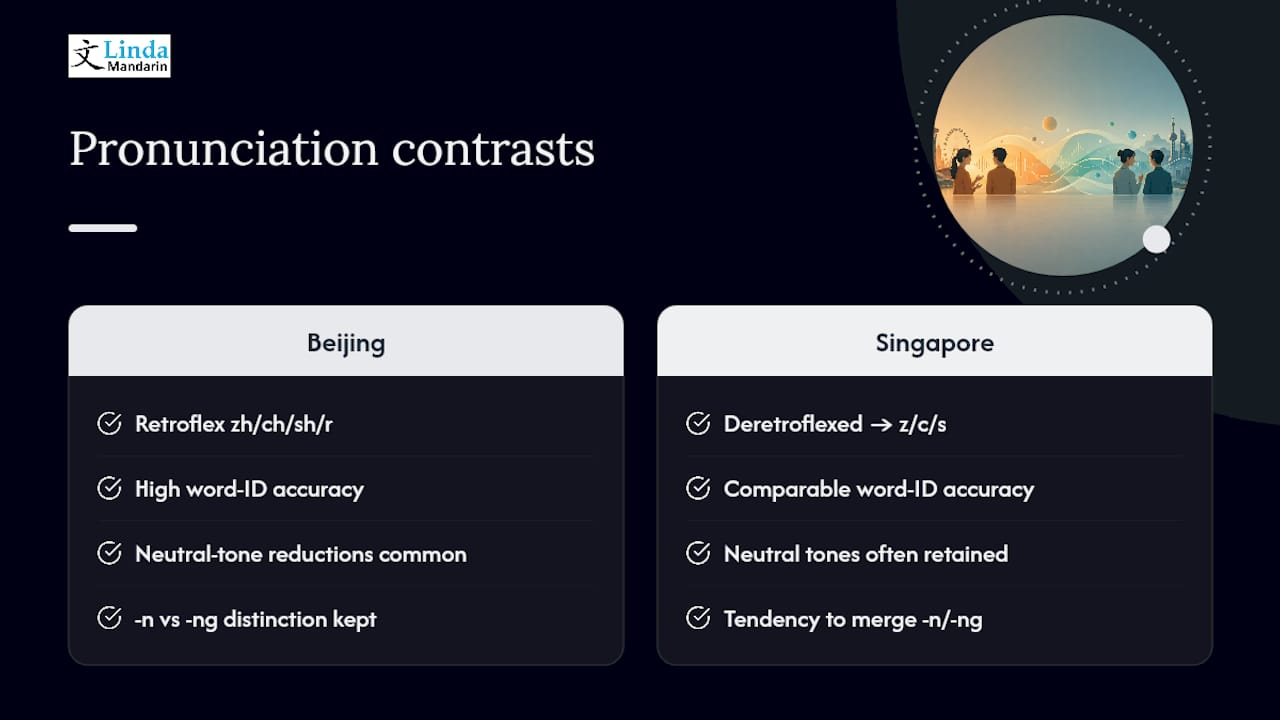 How Does Singapore Mandarin Sound Different? — overview diagram