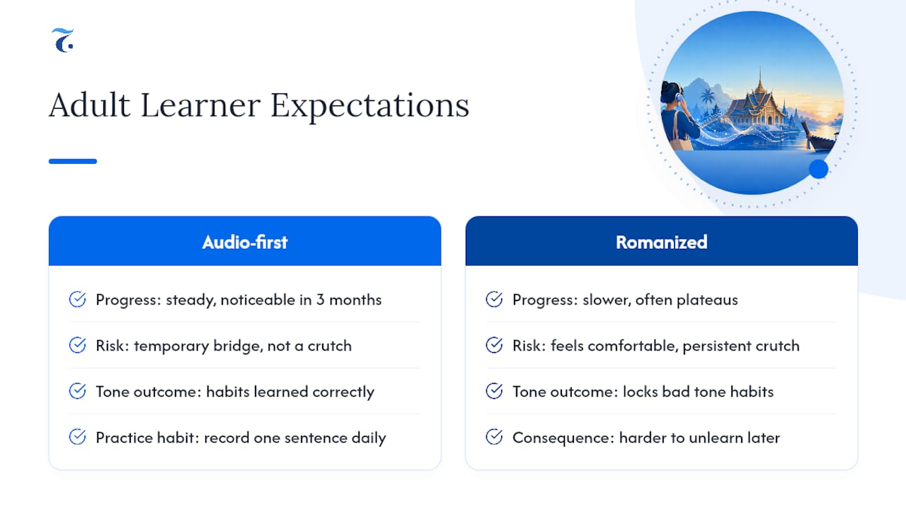 What Adult Learners Should Actually Expect — overview diagram