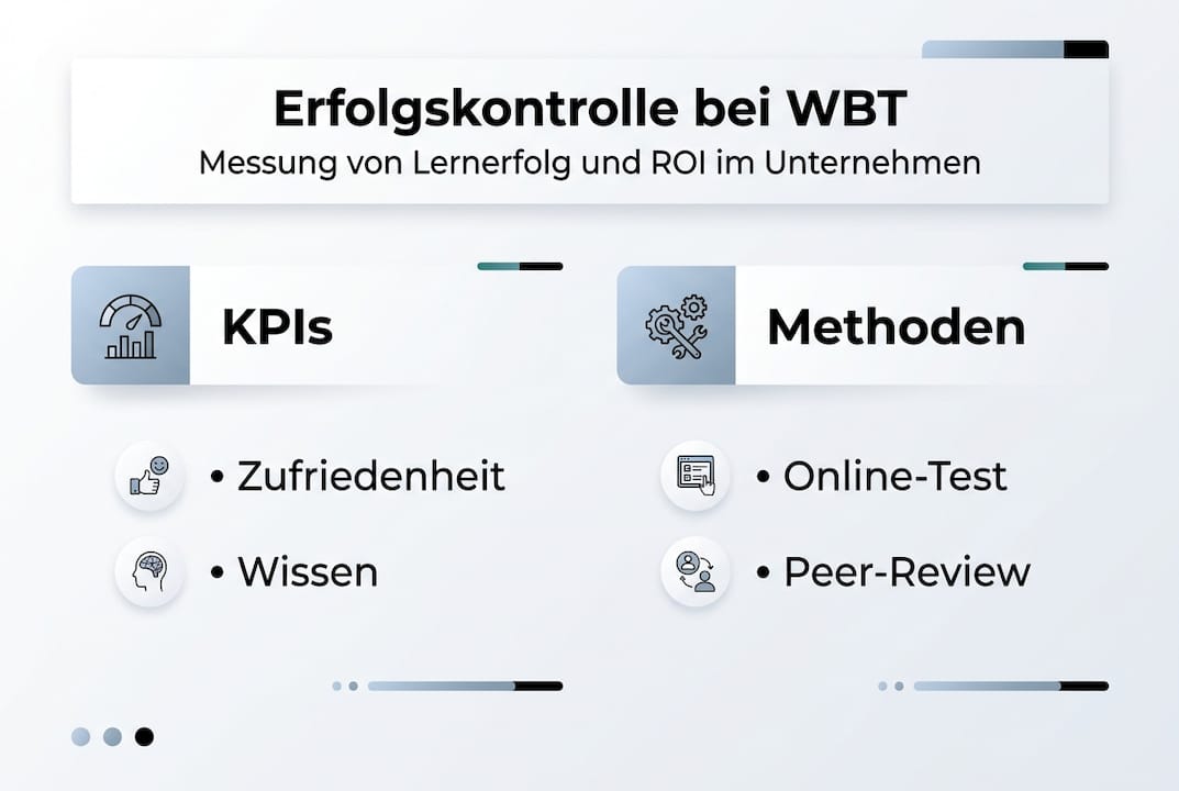 Grafische Übersicht: So messen Sie den Lernerfolg in Online-Trainings