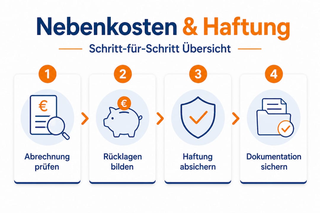 Infografik: Schritt-für-Schritt-Anleitung für eine sichere Kostenrechnung