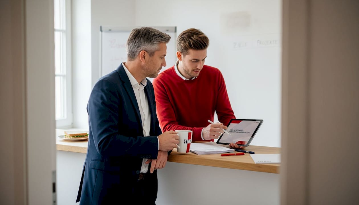 Als Teamleiter unterstütze ich meine Mitarbeitenden dabei, sich online weiterzubilden und neue Kompetenzen zu erwerben.