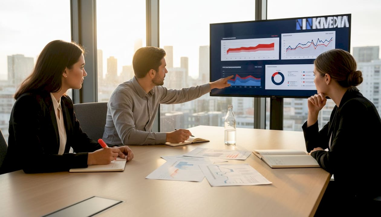 Das Team arbeitet gemeinsam an den Details der Plattform-Integration.