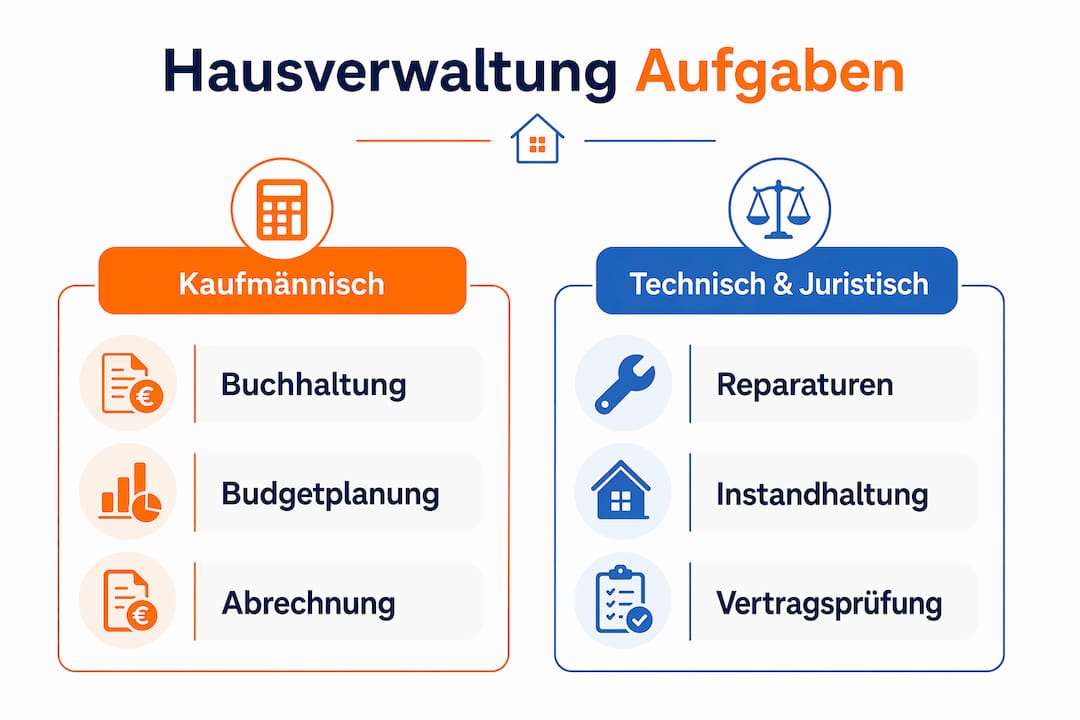 Übersicht: Die wichtigsten Aufgaben einer Hausverwaltung im direkten Vergleich