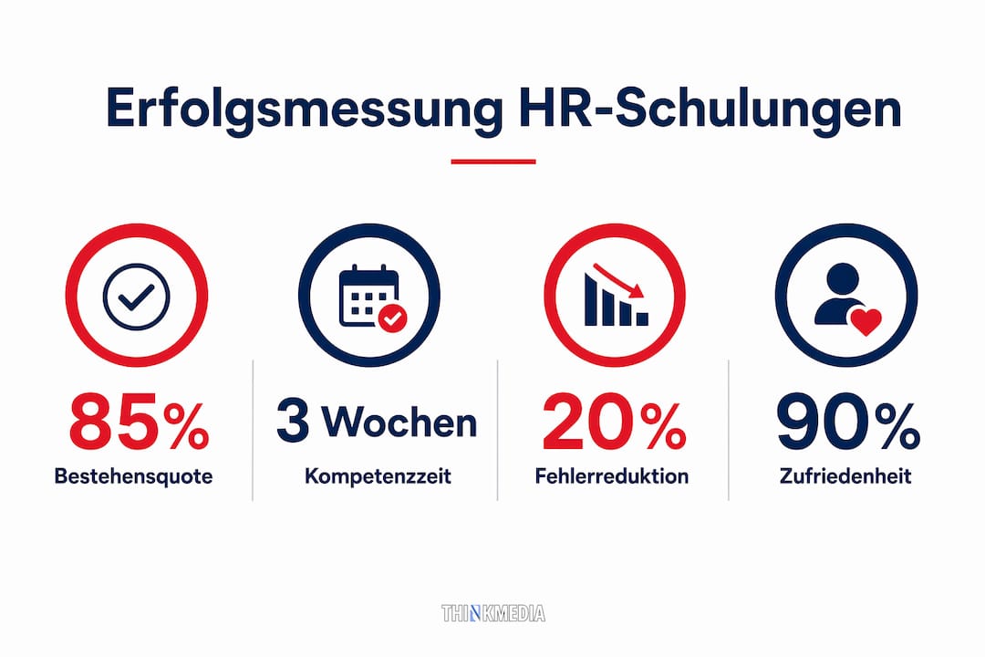 Übersicht: Wie lässt sich der Erfolg von Trainingsmaßnahmen anschaulich darstellen?