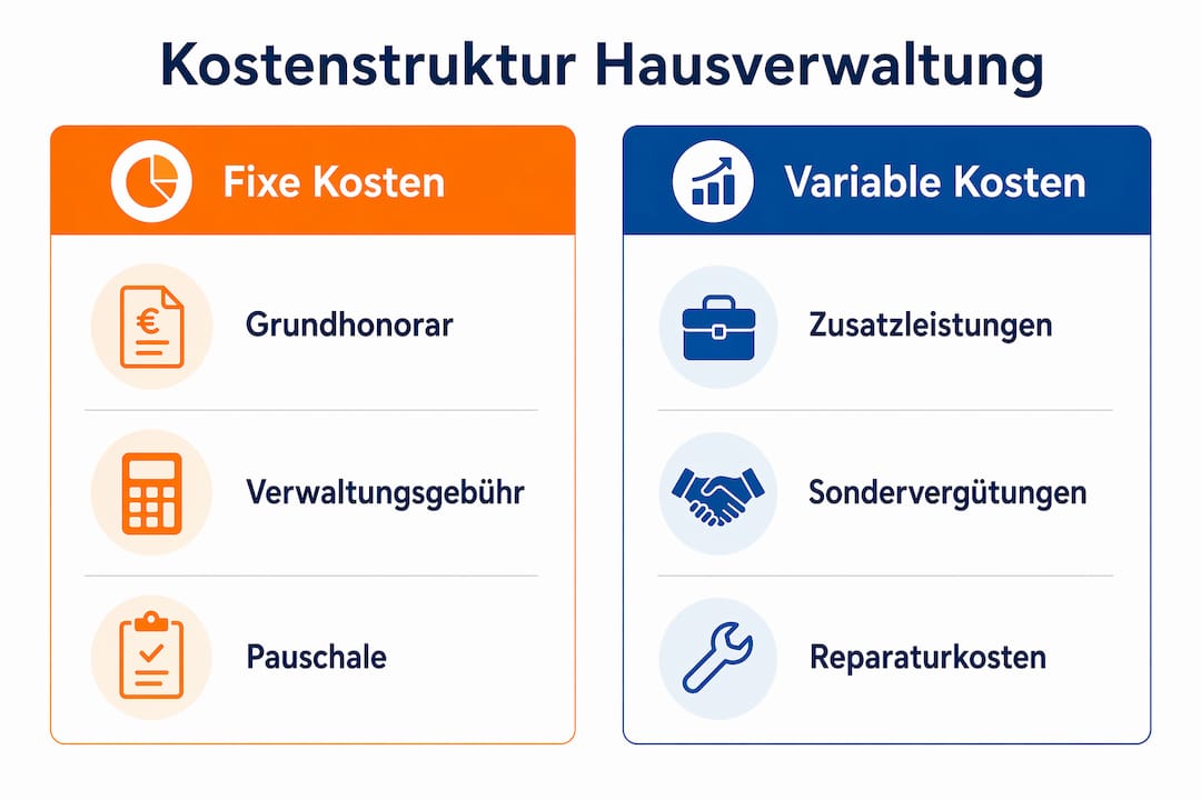 Übersicht: So setzen sich die Verwaltungskosten einer Immobilie zusammen