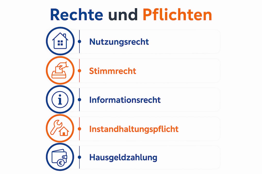 Infografik: Was Immobilienbesitzer wissen sollten – Rechte und Pflichten im Überblick