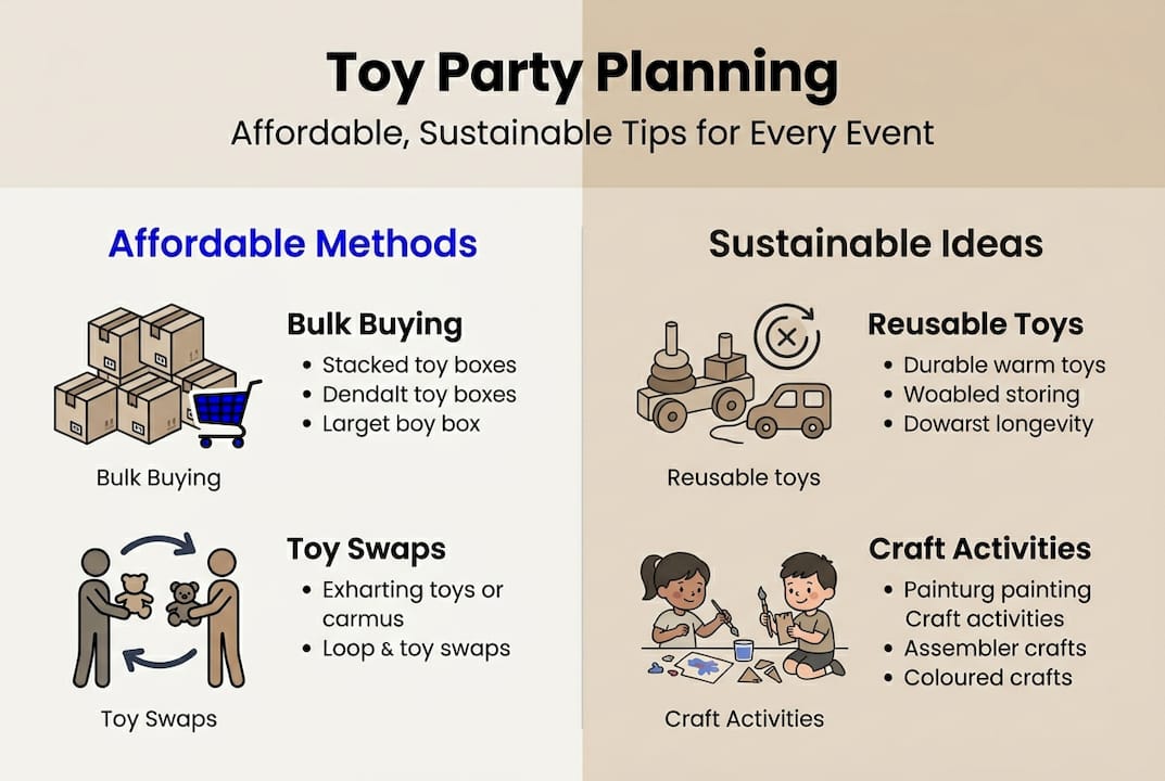 Infographic on affordable sustainable toy planning