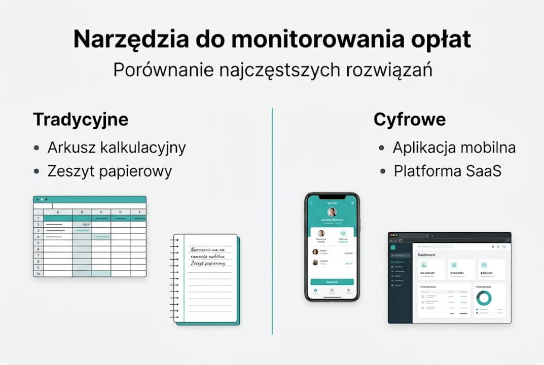 Infografika: praktyczne aplikacje do dzielenia kosztów wśród znajomych