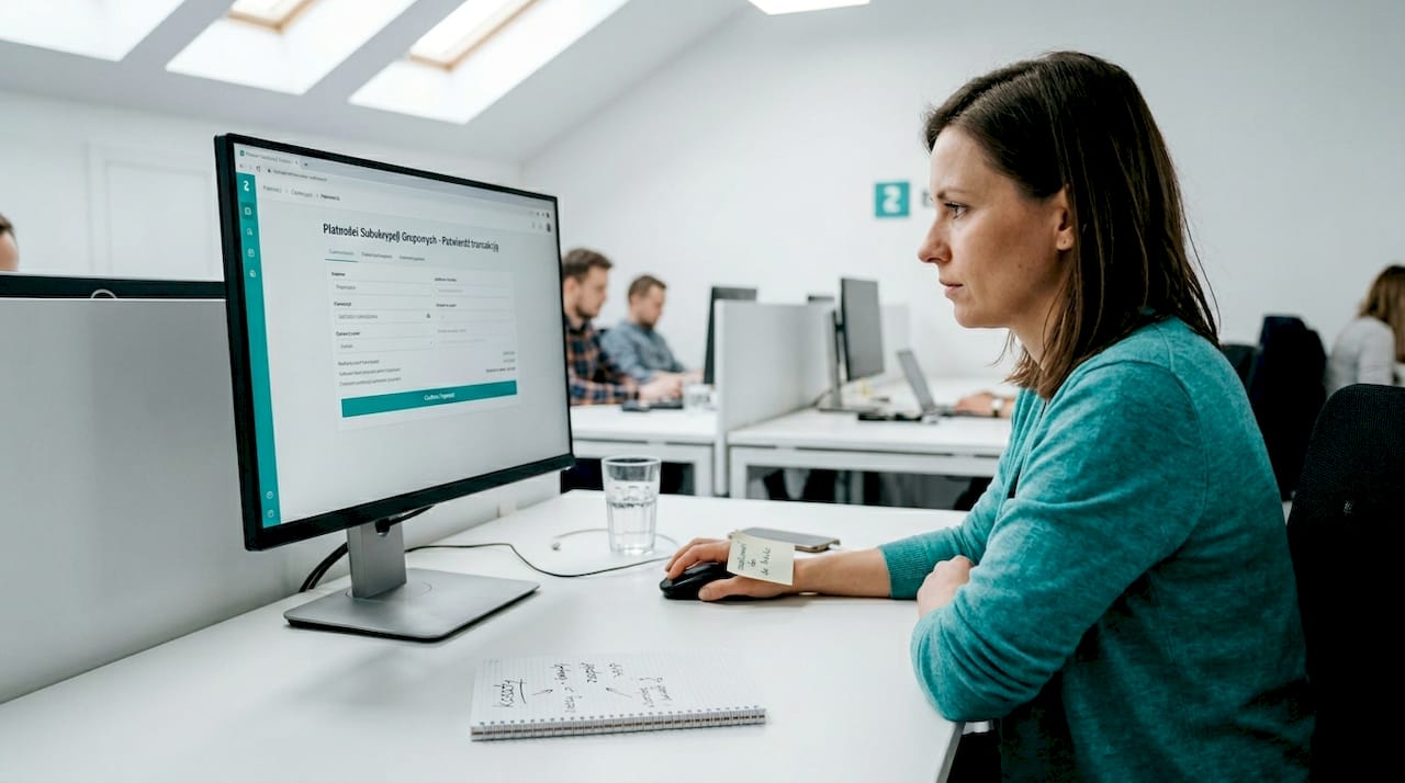 Workflow rozliczania abonamentów grupowych krok po kroku