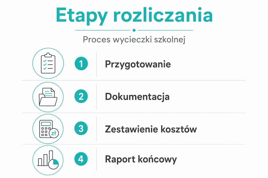 Schemat krok po kroku: jak rozliczyć wycieczkę szkolną