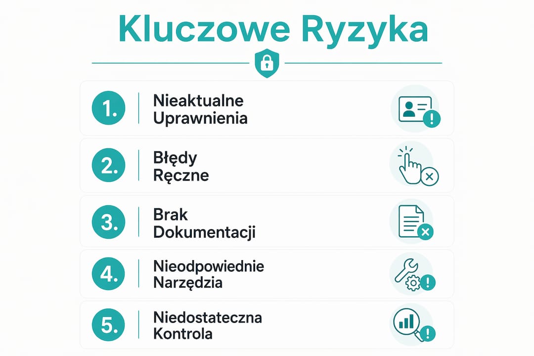Grafika przedstawiająca najważniejsze zagrożenia związane z rozliczeniami w grupie