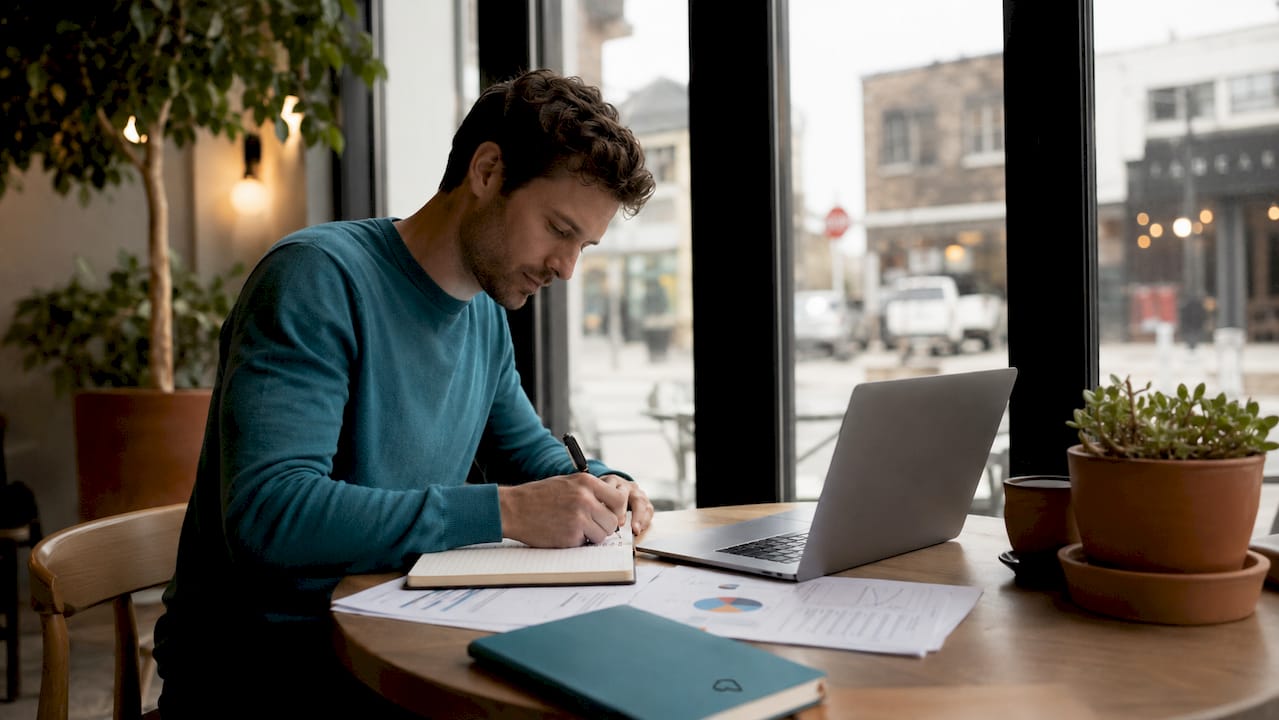 Man analyzing SEO reporting transparency