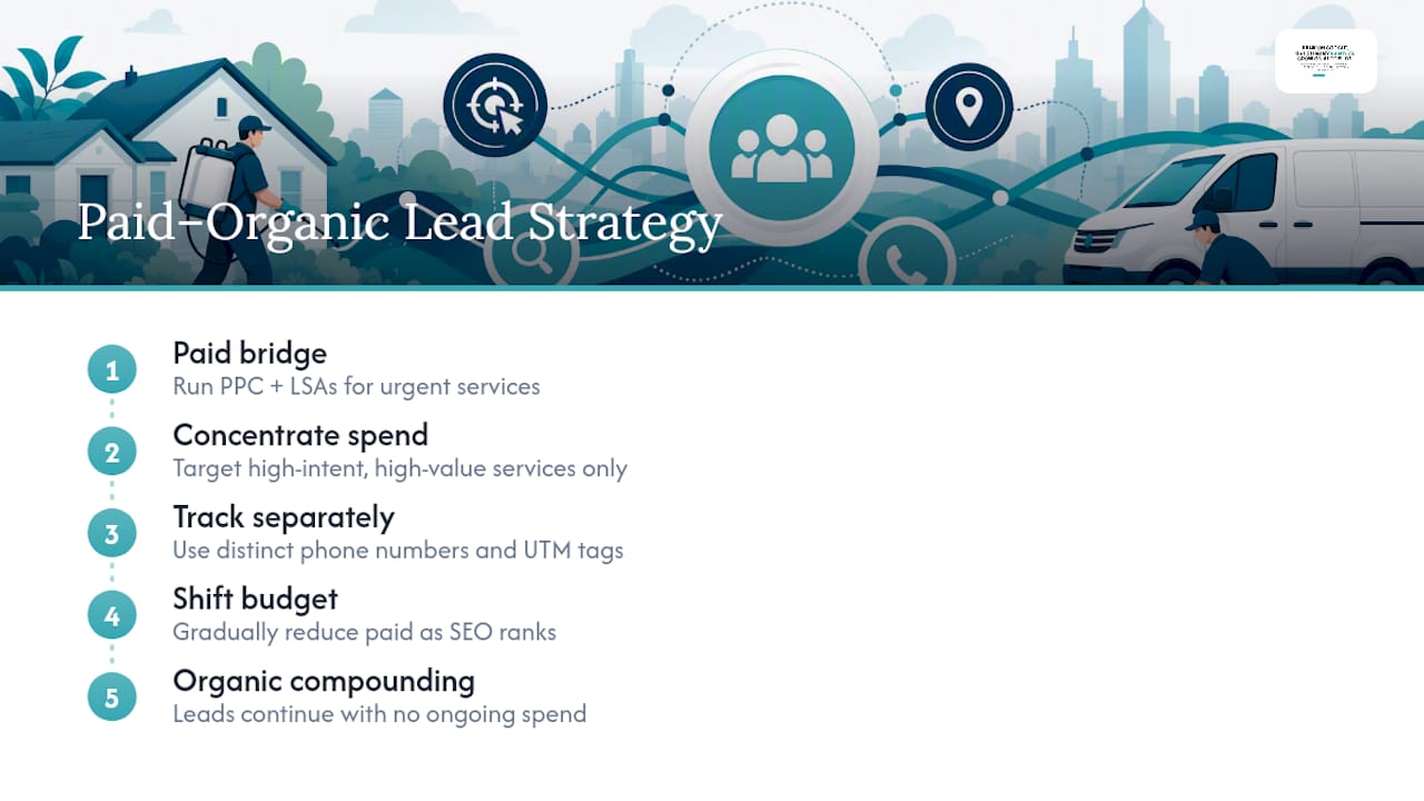 Local PPC Strategies Complementing SEO Efforts — overview diagram