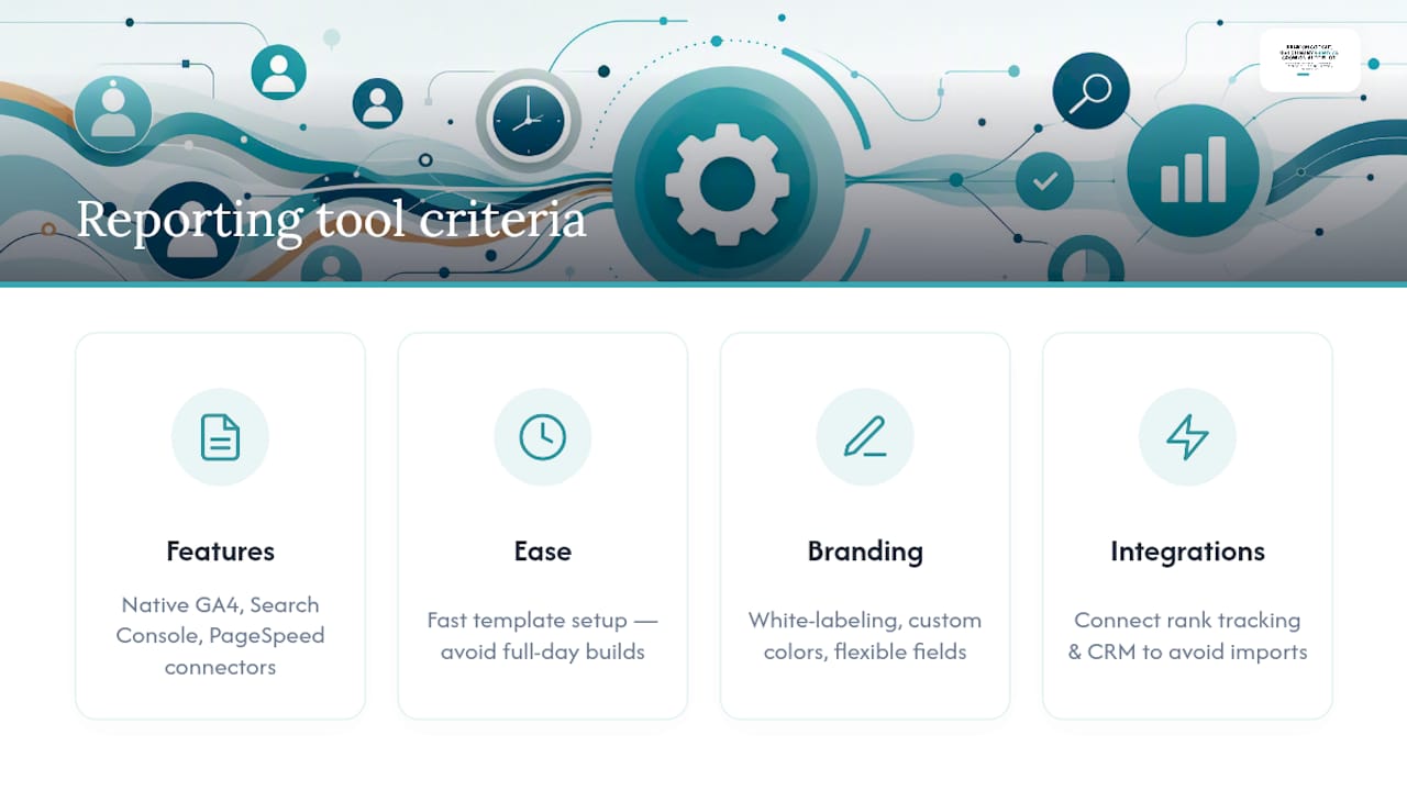 What to Look for When Choosing a Reporting Tool — overview diagram