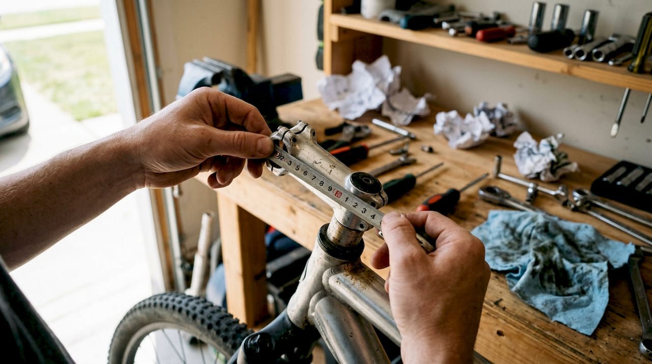 Jak prawidłowo zmierzyć długość mostka w rowerze górskim?
