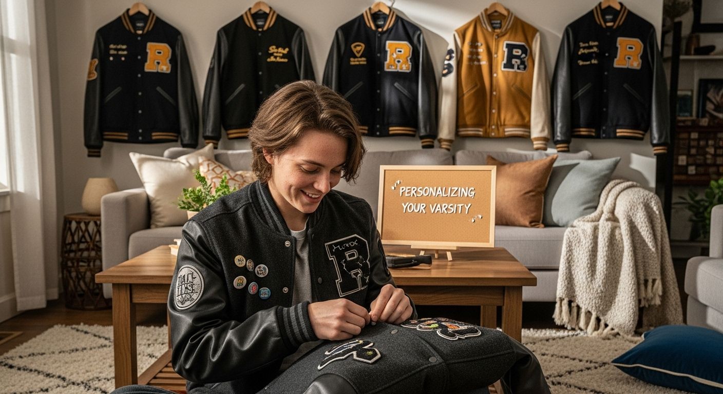 personalize varsity jacket at home