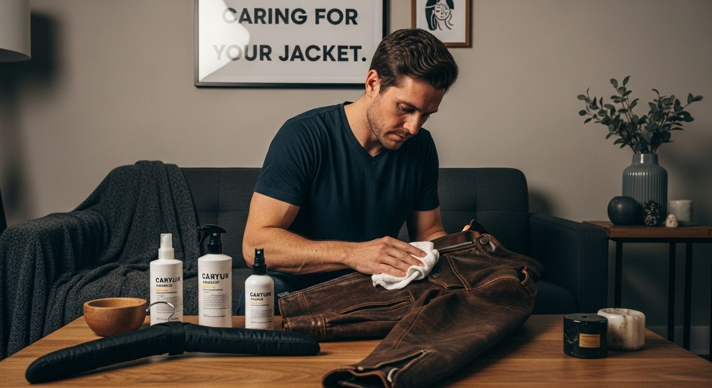 leather jacket care