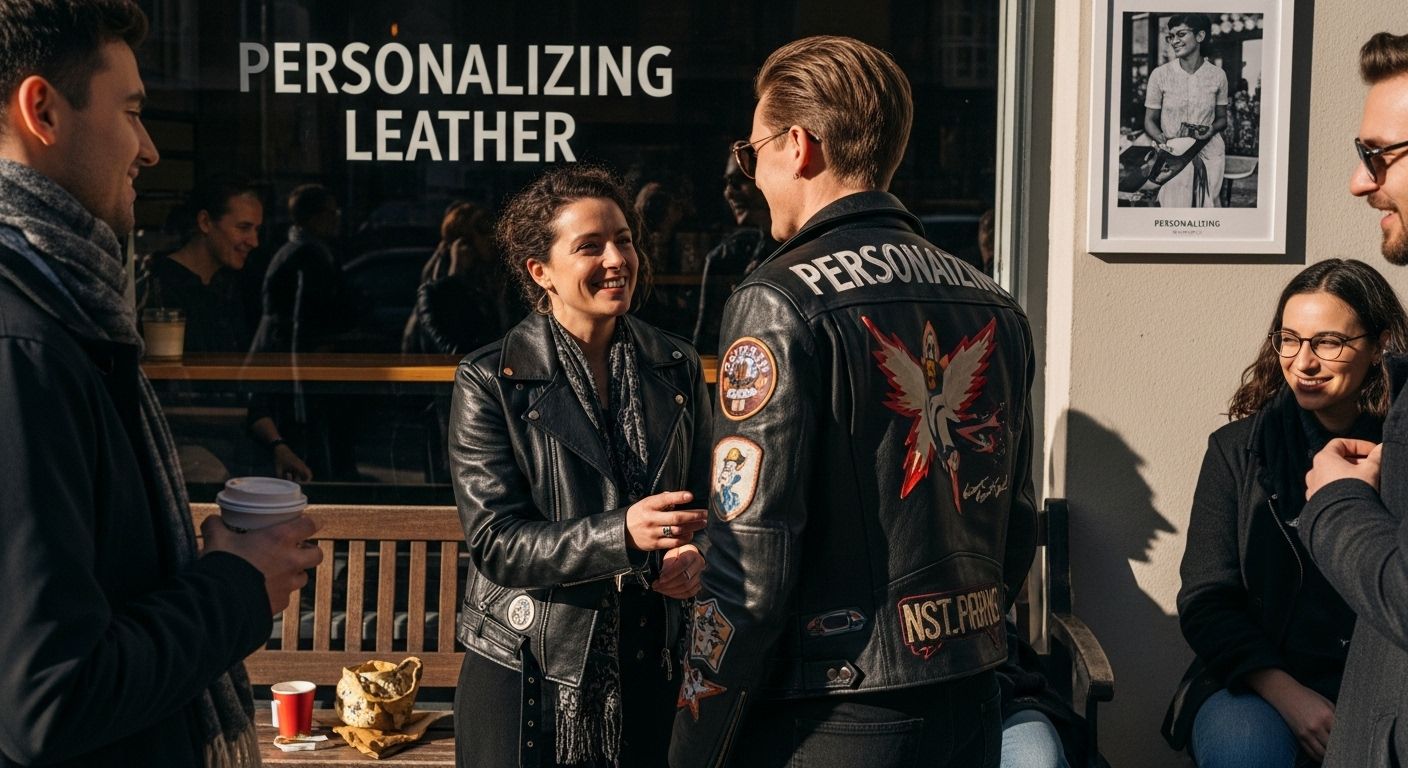 personalizing leather jackets