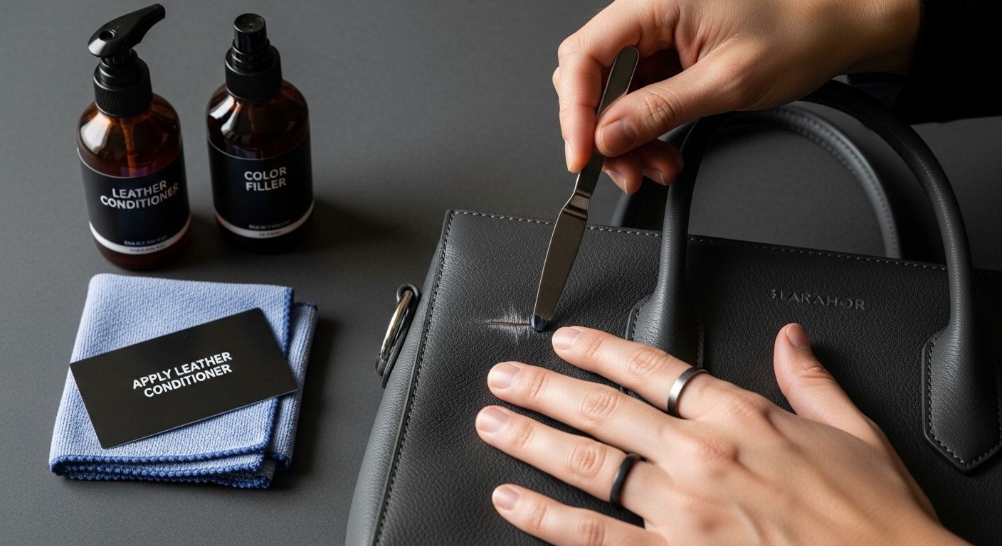 leather scratch repair