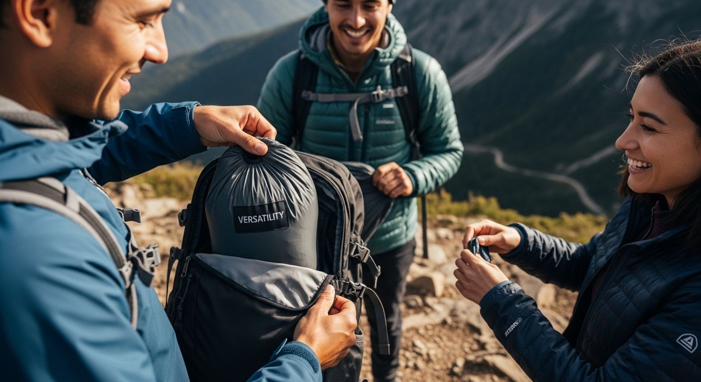 packable jacket outdoor mountain