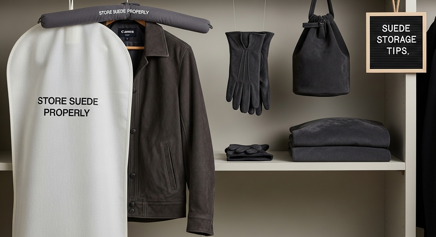 suede storage proper