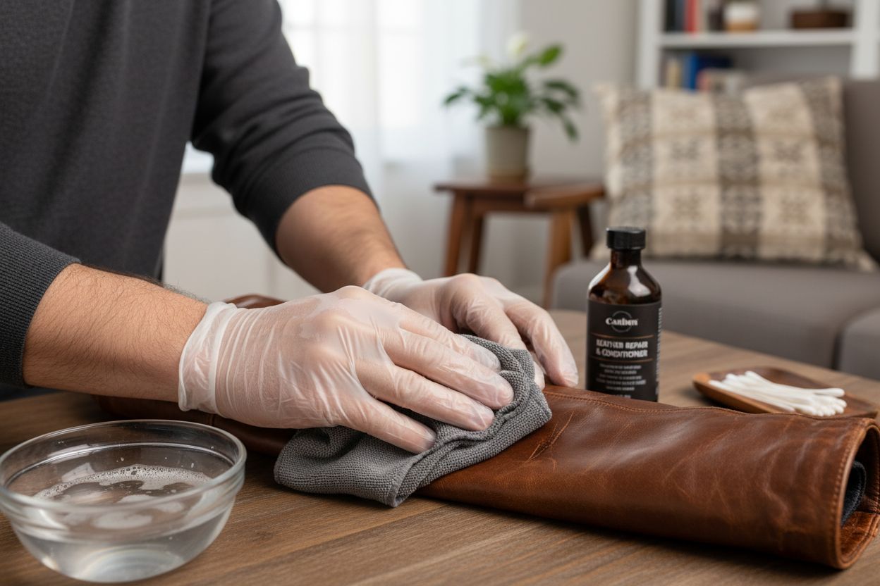 cleaning leather jacket