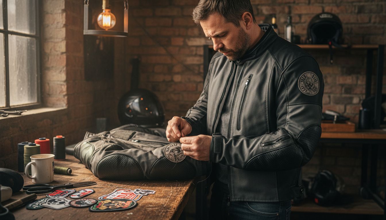 biker jacket customization