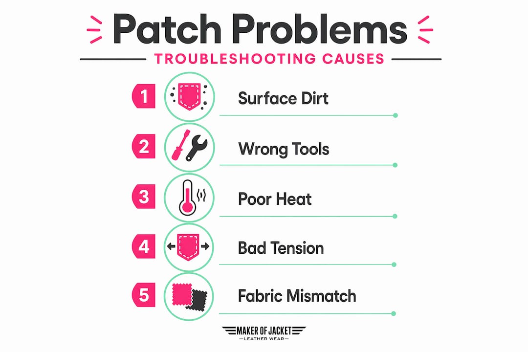 Infographic listing jacket customization issues