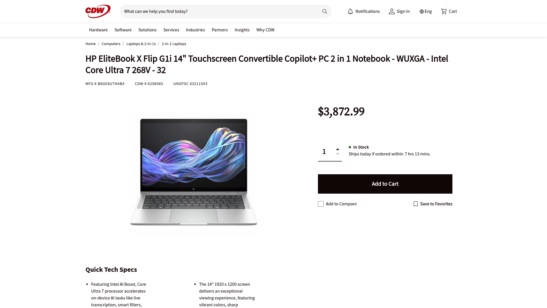 Product Screenshot