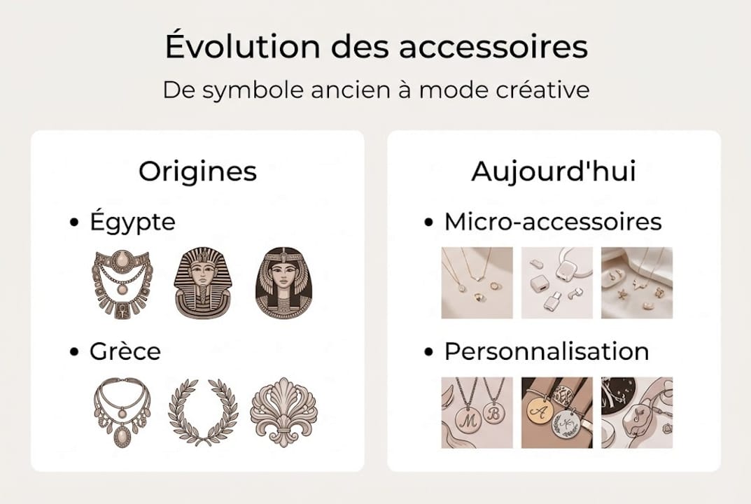 Tout savoir sur l’histoire et la transformation des accessoires en un clin d’œil