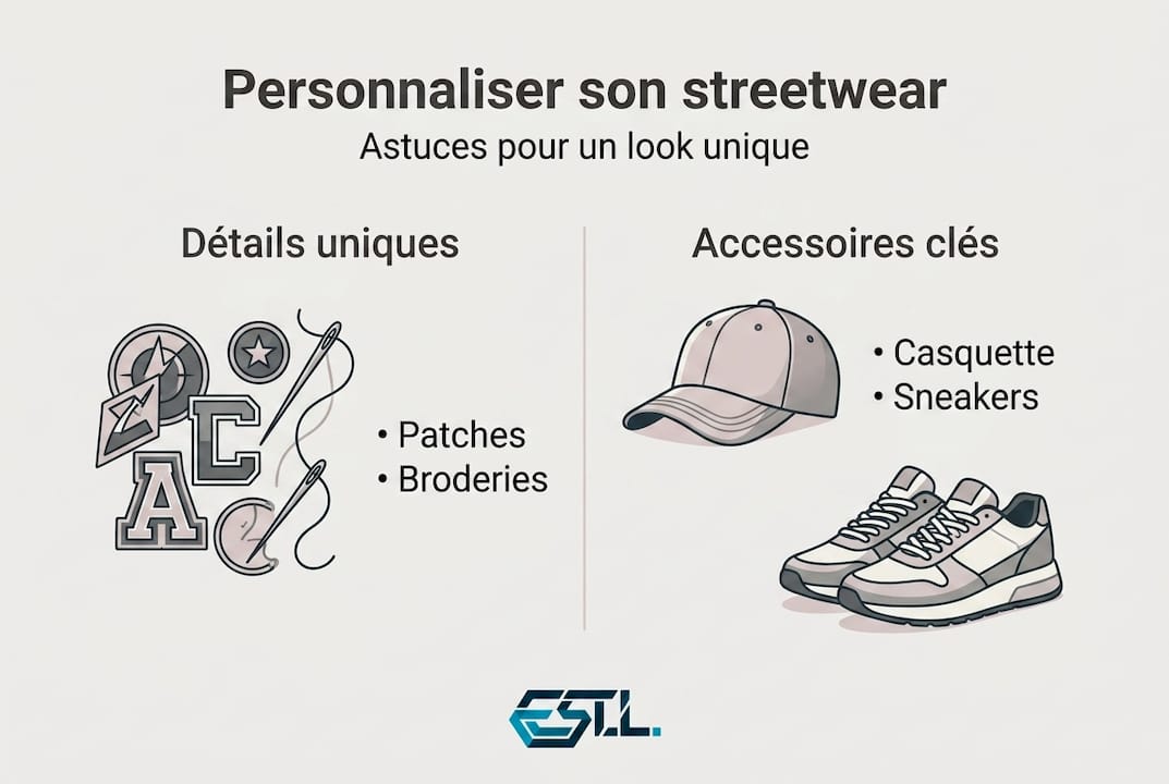 Infographie : zoom sur les particularités et les accessoires incontournables du streetwear