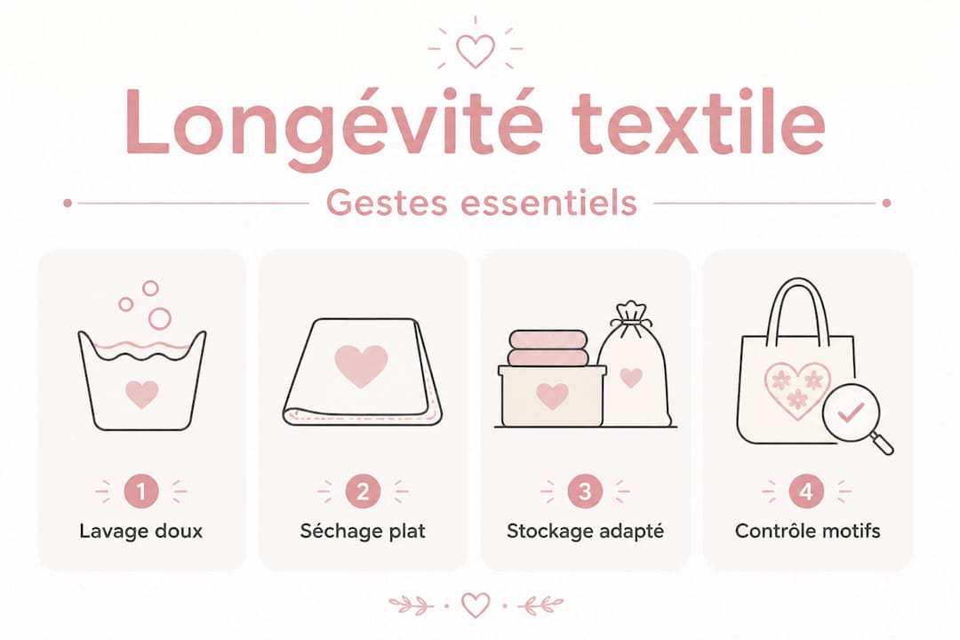 Infographie : les étapes clés pour prendre soin de vos vêtements artistiques