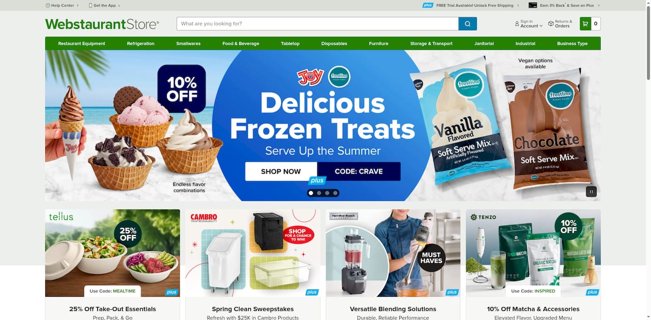 https://webstaurantstore.com