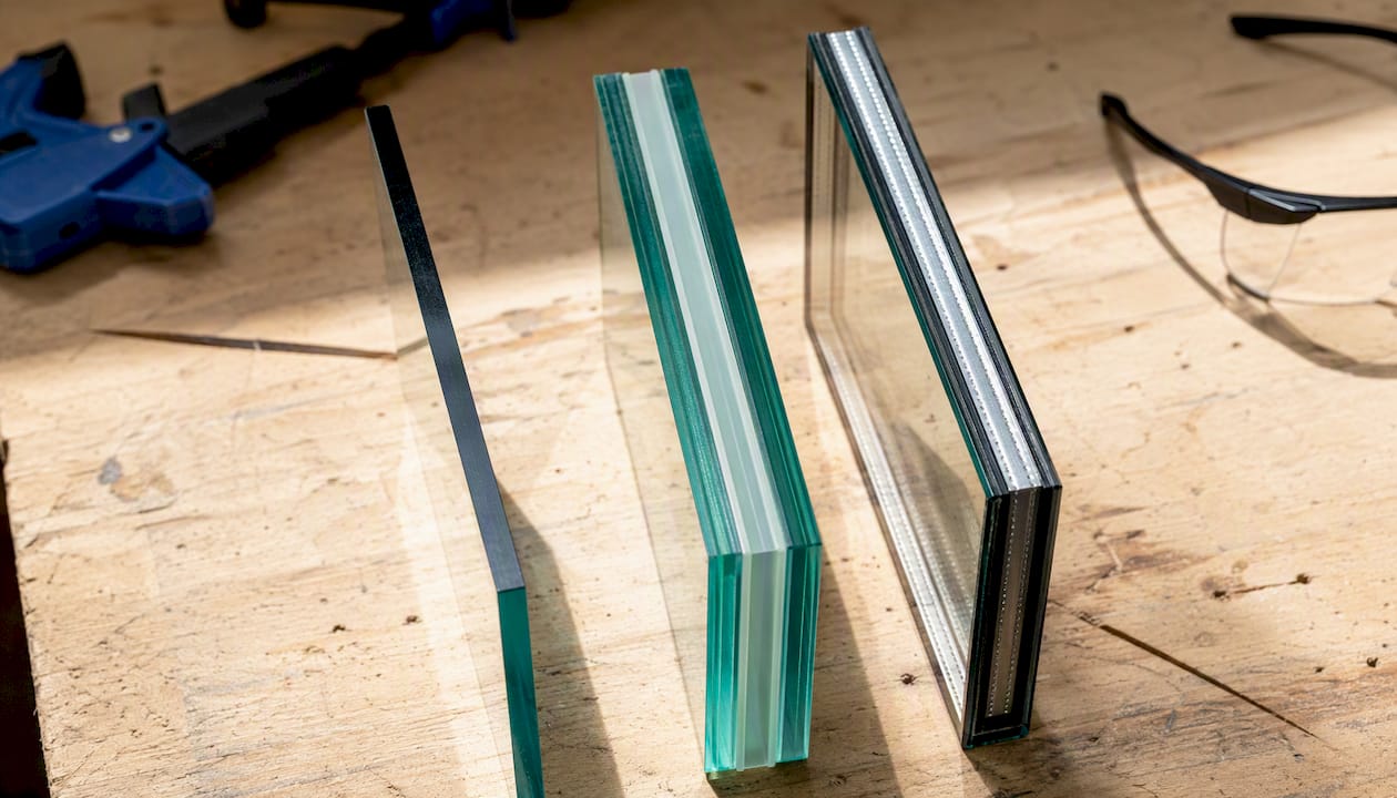 Edges of tempered, laminated, and insulated glass panels