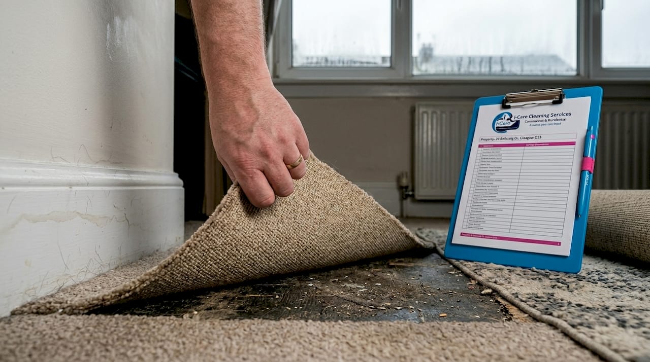 Deep cleaning explained: healthier carpets and upholstery 2 Close up of carpet showing trapped dust and debris