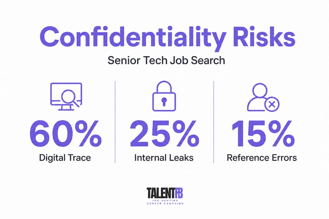 Infographic highlighting confidentiality risk stats for leaders