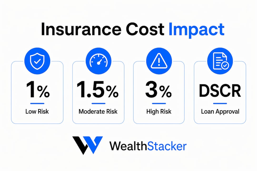 Infographic showing insurance cost impact on investments