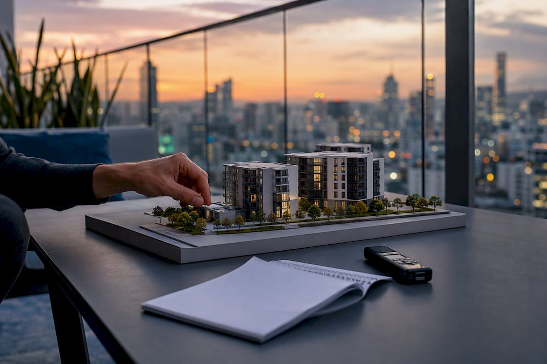 What role does AI play in forecasting property returns?