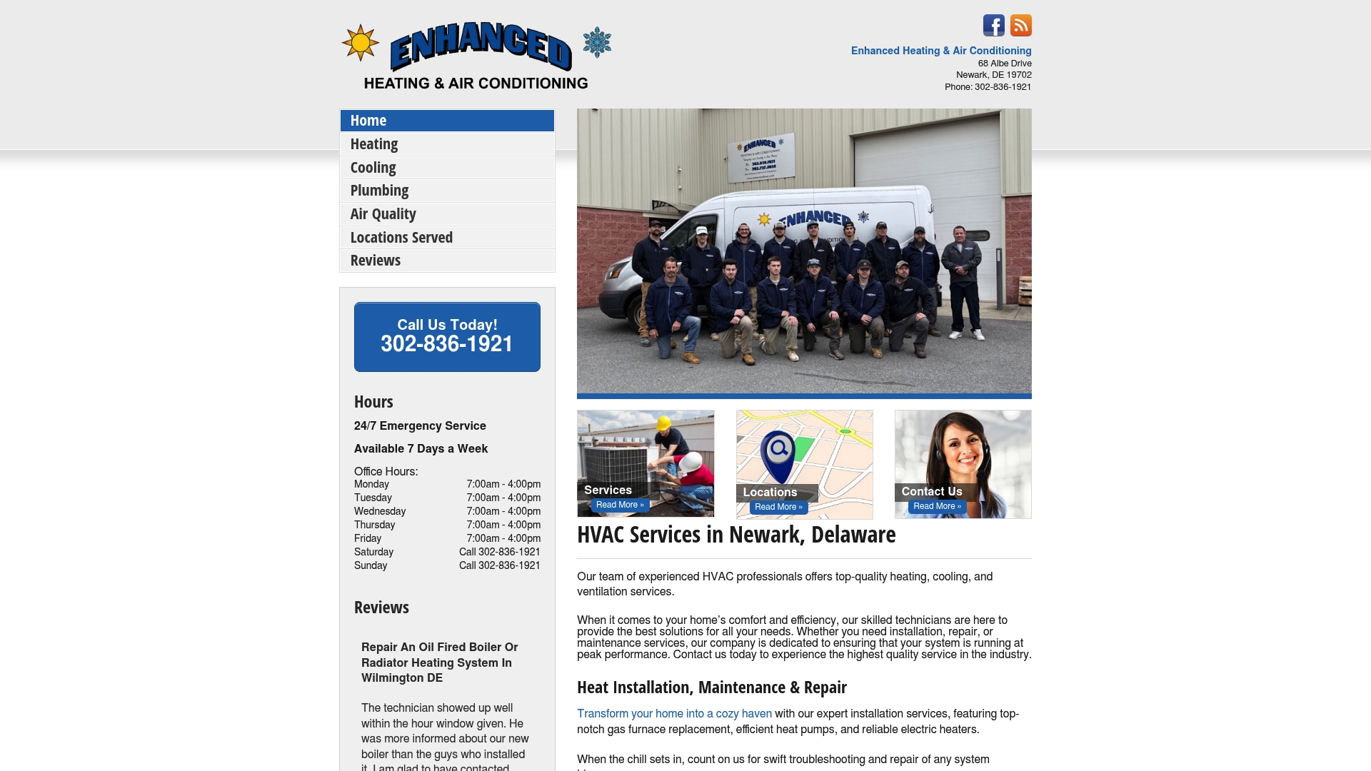 https://enhancedheatingandair.net